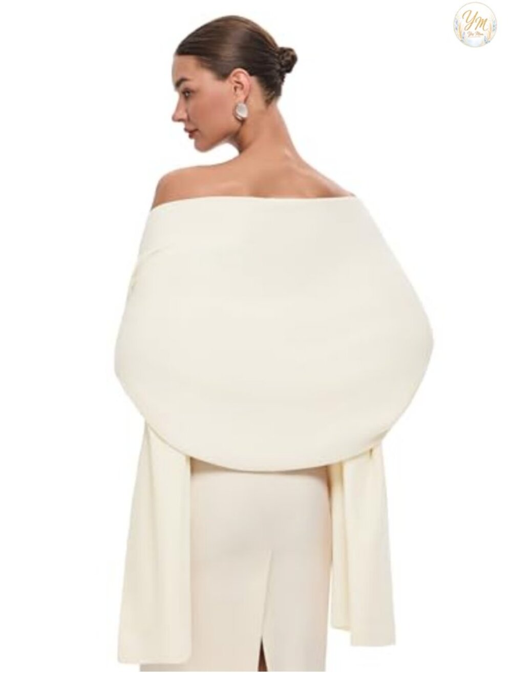 Pashmina Shawl Wrap Large Wedding Bridal Evening Winter Scarf